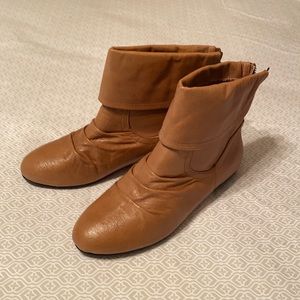 Size 8 Chinese Laundry - Tan Ankle Boots - NEW - NEVER WORN